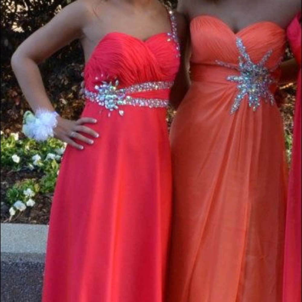 Party Time Formals Watermelon Gown